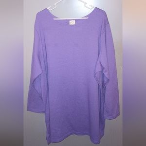 Woman Purple Top. Roaman's Brand. Size 3X